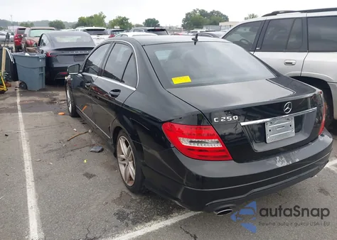 2013 Mercedes-Benz C 250 Luxury/Sport from USA, damaged, VIN WDDGF4HB6DA850053